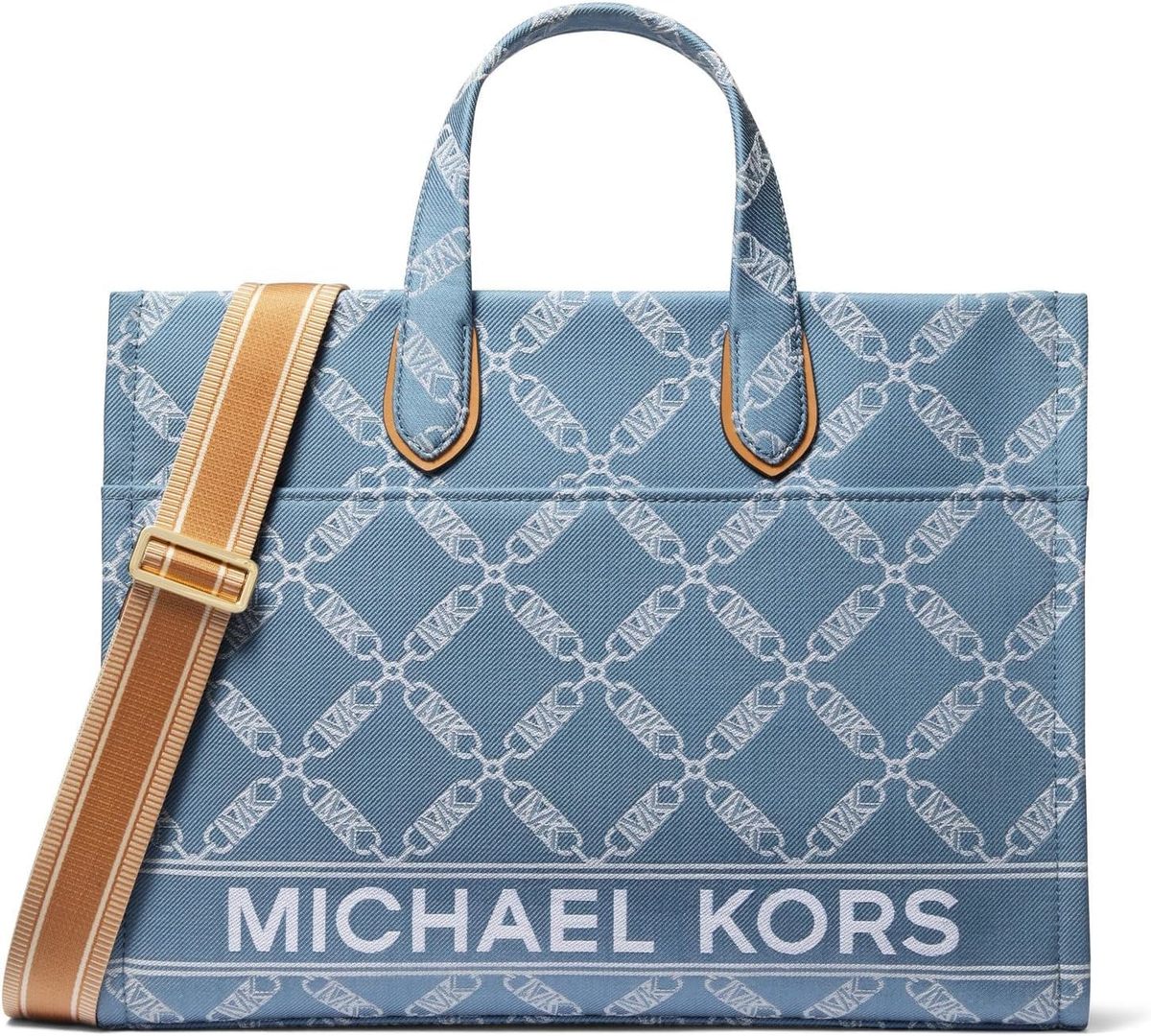 トートバッグ Michael Kors Gigi GIGI 30R4G3GT3U 465 DENIM MULTI large tote Tote bag Michael Kors Gigi jacquard denim
