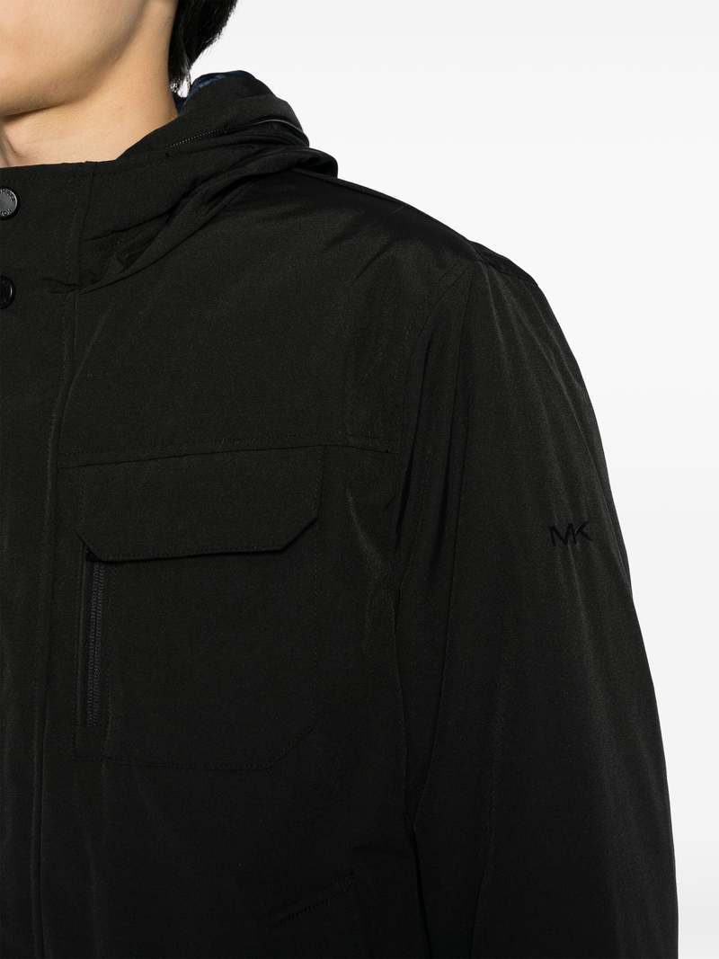 ダウンベスト Michael Kors Black polyester sleeveless jacket Michael Kors Men's Shine Puffer Jacket - Coats - Free