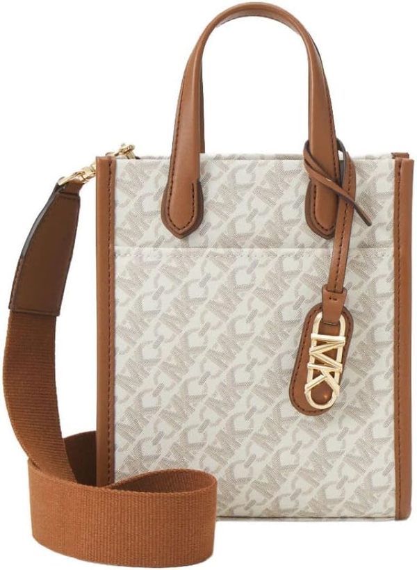☆MICHAEL KORS☆ GIGI XS Crossbody 2wayバッグ♪ Gigi Extra-Small Empire Logo Jacquard Crossbody Bag