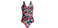 Patbo Protea Laceup Swimsuit - Poppy - Thumbnail 1