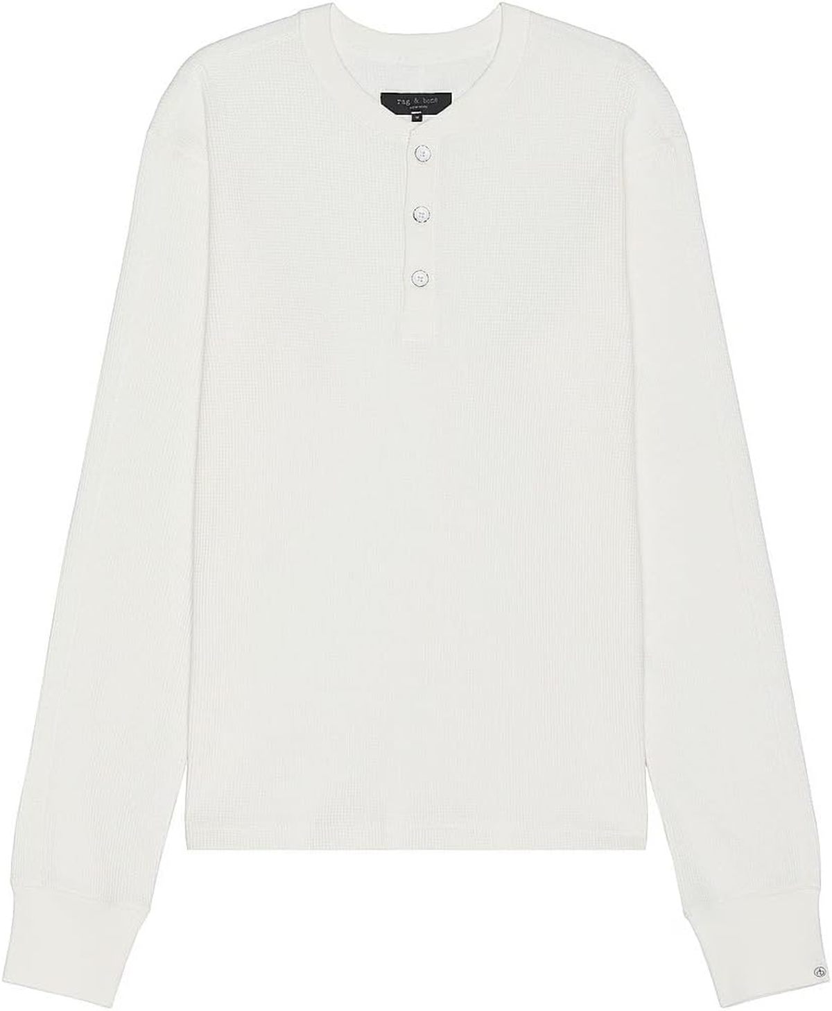 ★DRAW FIT★ Tencel Cotton Waffle Henley Neck T-Shirt [IVORY Rag & Bone Men's Lightweight Waffle Henley - Ivory | Garmentory