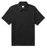 Rag & Bone Classic Flame Cotton Polo Shirt - Black - Thumbnail 1