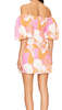 Rhode Resort Dali Puff Sleeve Mini Dress - Pink Deco Surf - Thumbnail 3