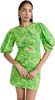 Rhode Resort Isla Dress - Lime Diamond Stitch - Thumbnail 1