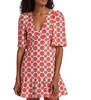 Rhode Resort Mariana Dress - Retro Fleur/Pink - Thumbnail 2