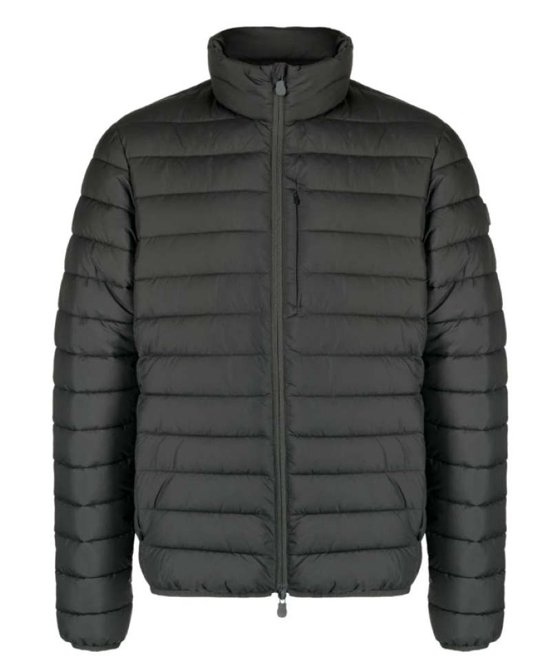 Save The Duck Erion Black Quilted Puffer Coat Jacket Save The Duck Erion Black Quilted Puffer Coat Jacket