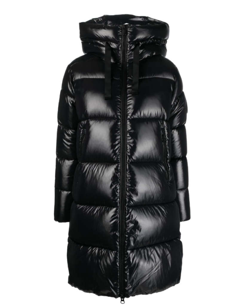 Save The Duck Isabel Shiny 3/4 Heavy Puffer Coat Save The Duck Isabel Shiny 3/4 Heavy Puffer Coat