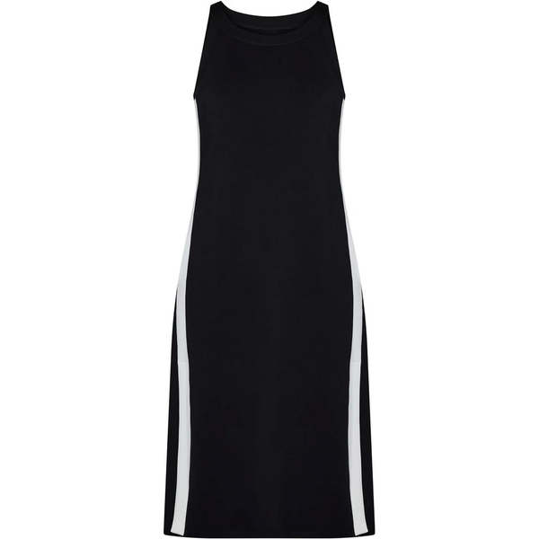 Spanx Aire. Side Stripe Midi Dress Very Black Xl Spanx Aire. Side Stripe Midi Dress Very Black Xl