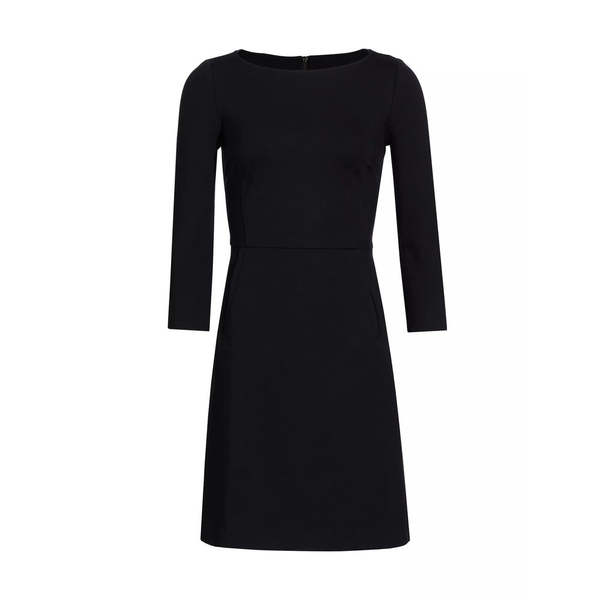 fitted lace wedding dress The Perfect A-line 3/4 Sleeve Dress Classic Black main image 1