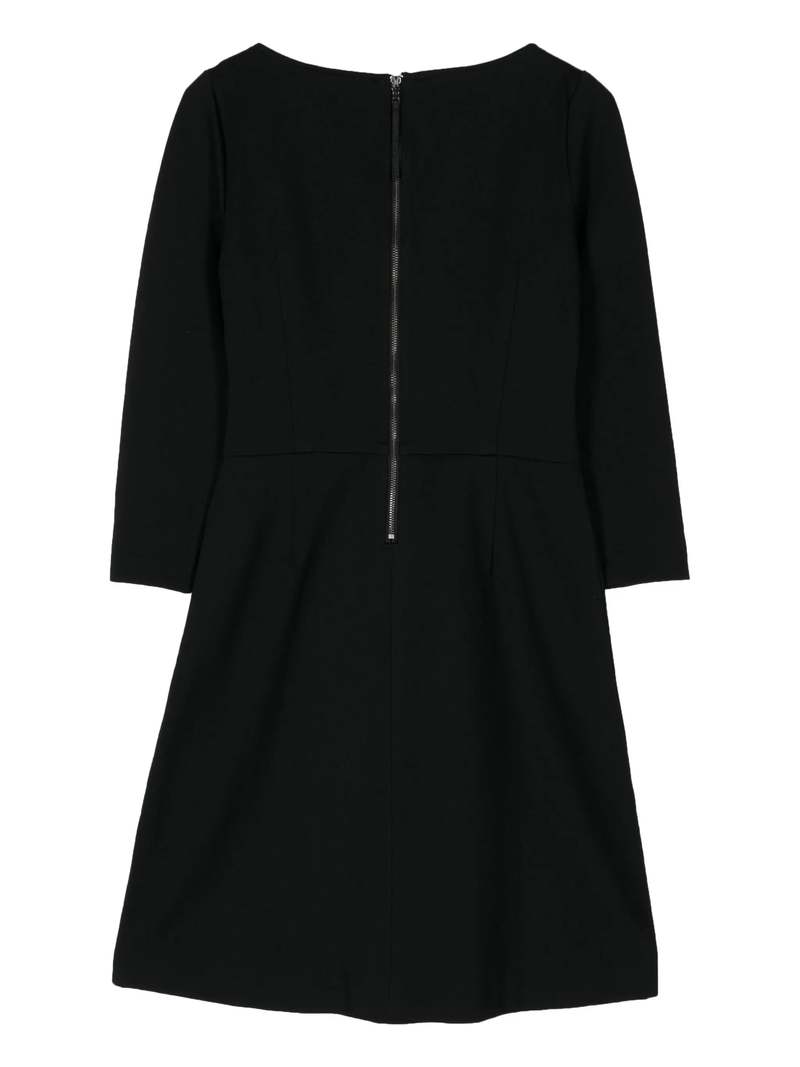 ana black dress Anna Black Cotton Dress Pockets | Sleeveless Midi main image 0