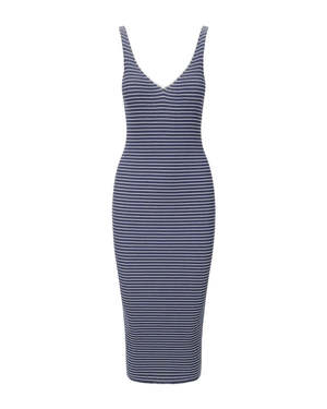 princess polly baby blue dress Women's Midi Bodycon Dress  Sleeveless Microdiving Fabric, Summer, HC  8435-079