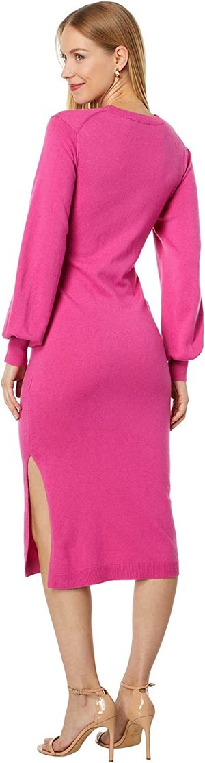 hot pink dresses for wedding Hot Pink Satin Prom Long Off Shoulder Dress – Lisposa main image 0