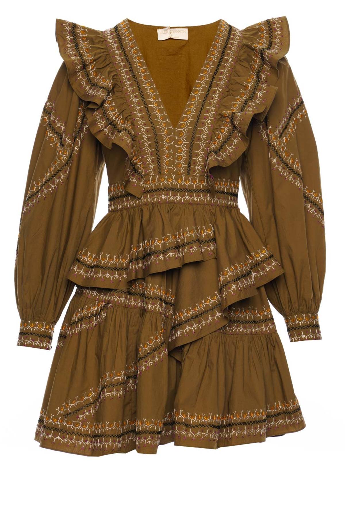 Ulla Johnson Anais Dress - Olive | Garmentory
