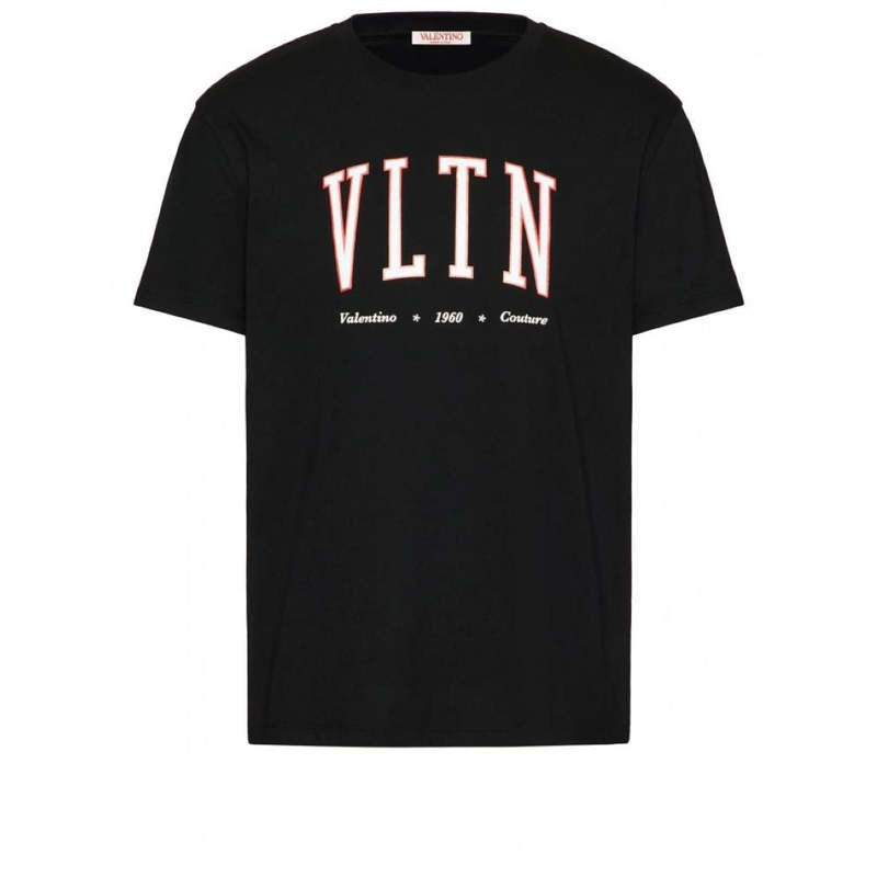 Tシャツ・カットソー VALENTINO GARAVANI Maglia Valentino Garavani Valentino Print Cotton Crewneck T-Shirt