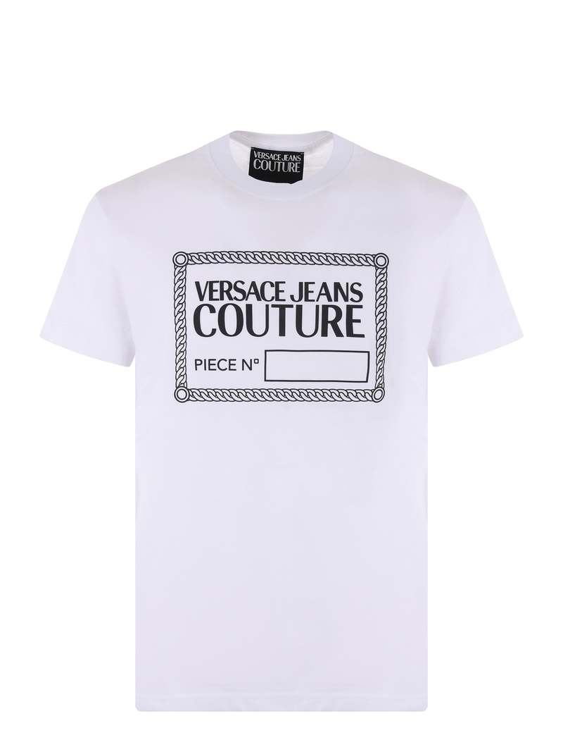 【美品】VERSACE JEANS COUTURE Tシャツ ホワイト S Versace Jeans Couture ロゴ Tシャツ | ホワイト | FARFETCH JP