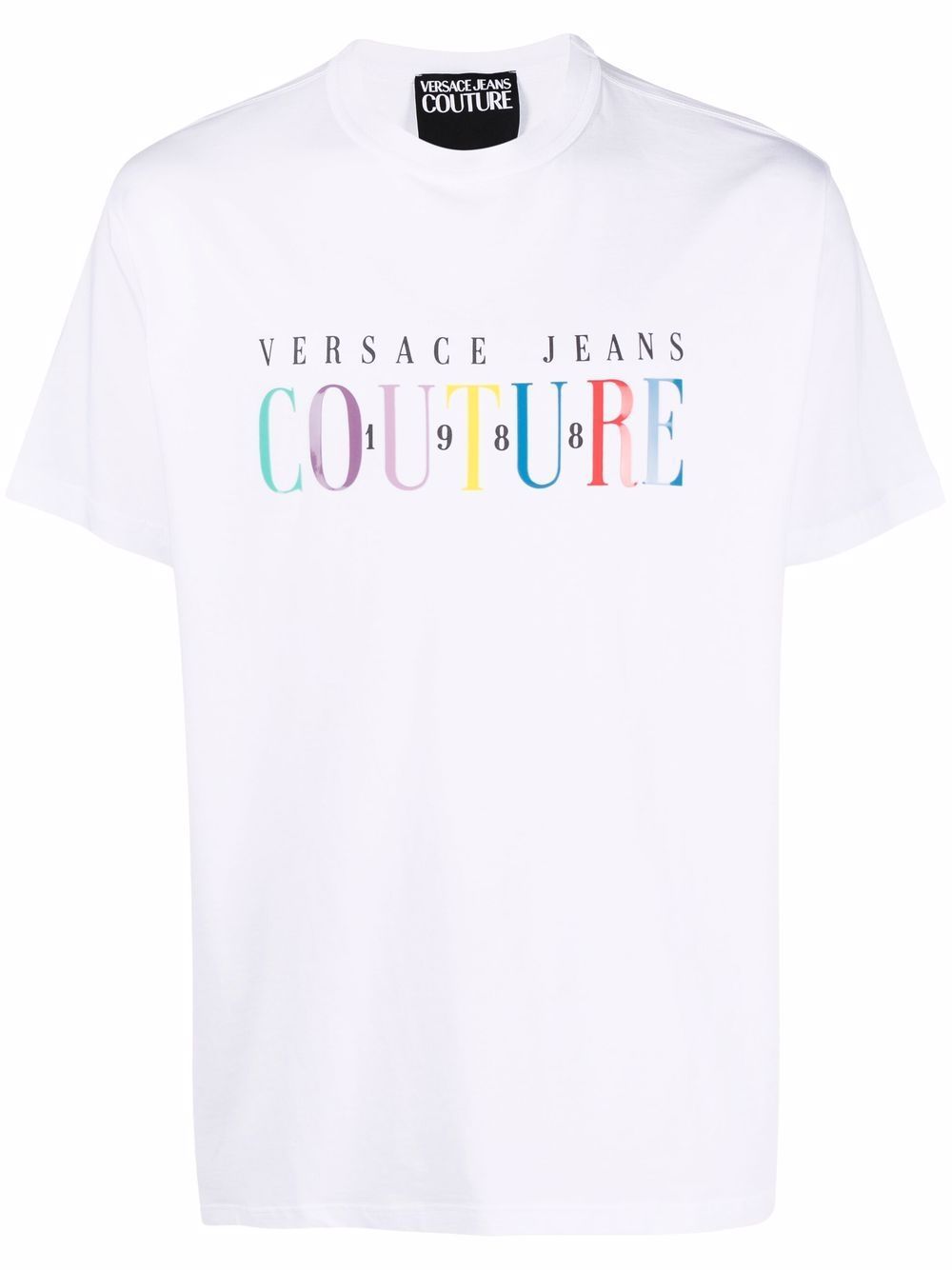 Tシャツ・カットソー VERSACE JEANS COUTURE Men T-shirt White 78GAHT00CJ00T G03 VERSACE JEANS COUTURE: T-shirt men - White | Versace Jeans