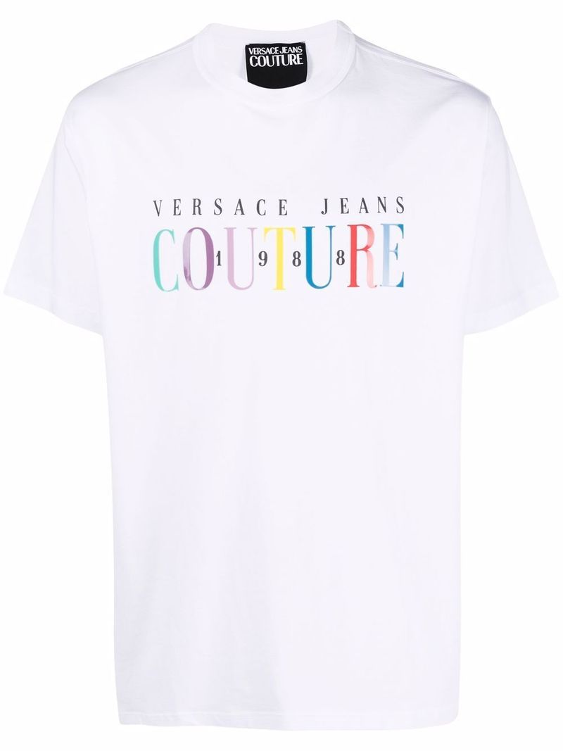 Tシャツ・カットソー VERSACE WHITE COTTON T-SHIRT Versace Men's XL T-Shirt