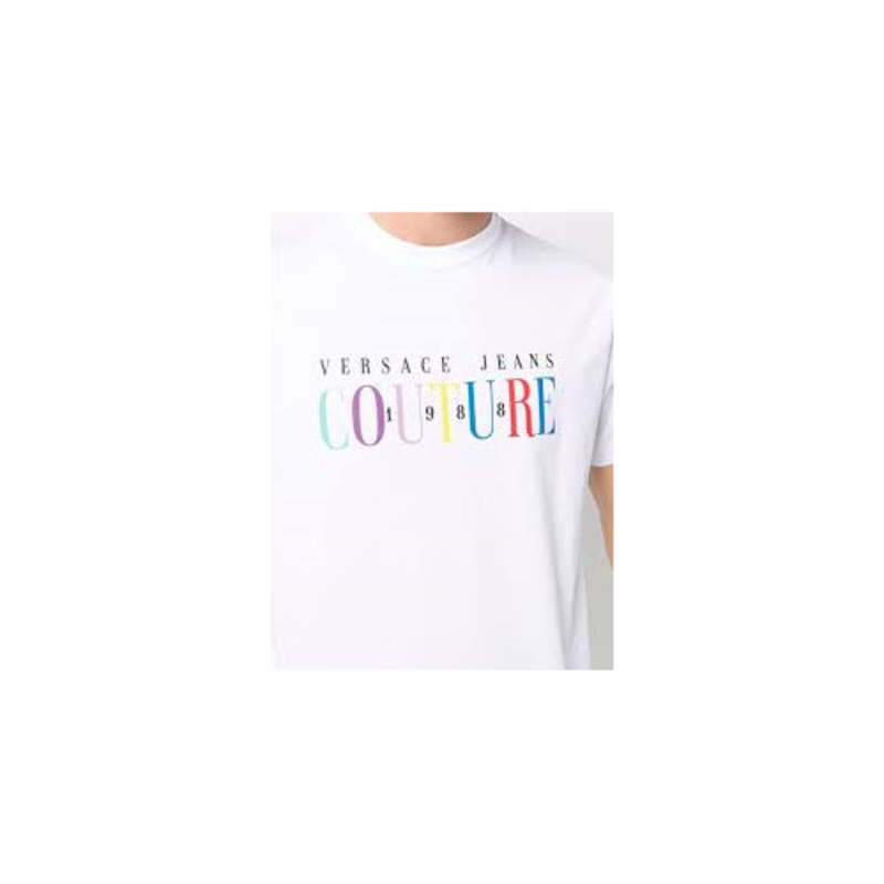 Tシャツ・カットソー VERSACE JEANS COUTURE Men T-shirt Multicolor 73GAH6RGJS130 61CqVyTddOL._AC_SY606_.jpg