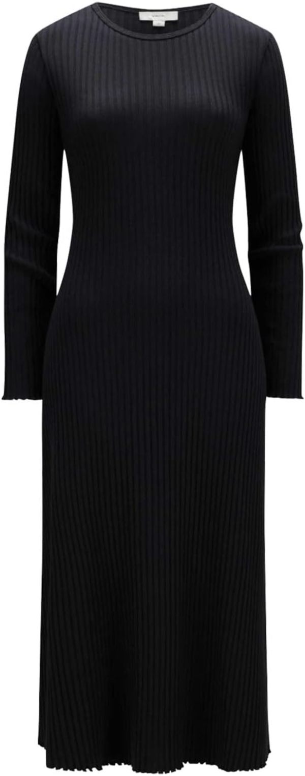 strapless open back dress Hatch Collection Softest Rib Maternity/Nursing Midi Dress main image 1