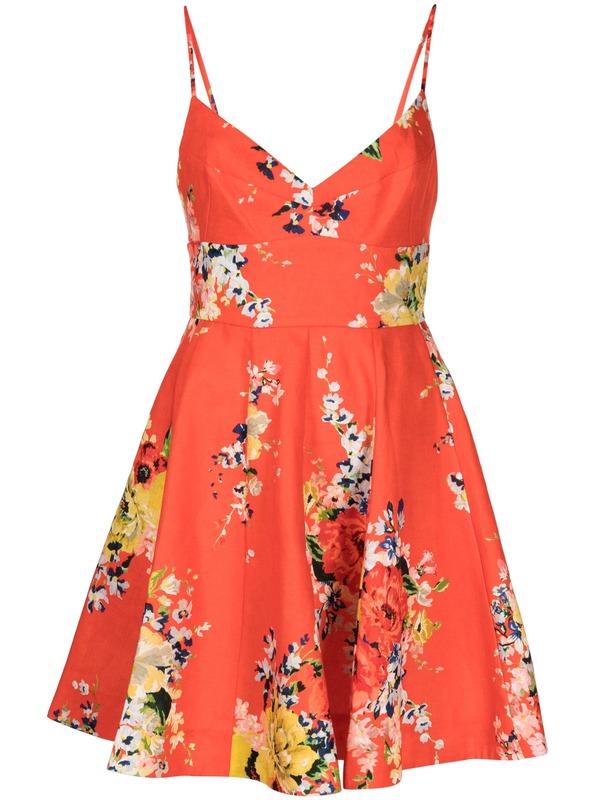 Zimmermann Alight Flare Mini Dress - Red Floral | Garmentory Zimmermann Alight Flare Mini Dress - Red Floral | Garmentory