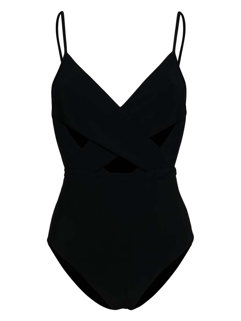 【関税込み】ZIMMERMANN ブラック パネル ミディアムワンピース Zimmermann Lexi Cutout One Piece - Noir | Garmentory