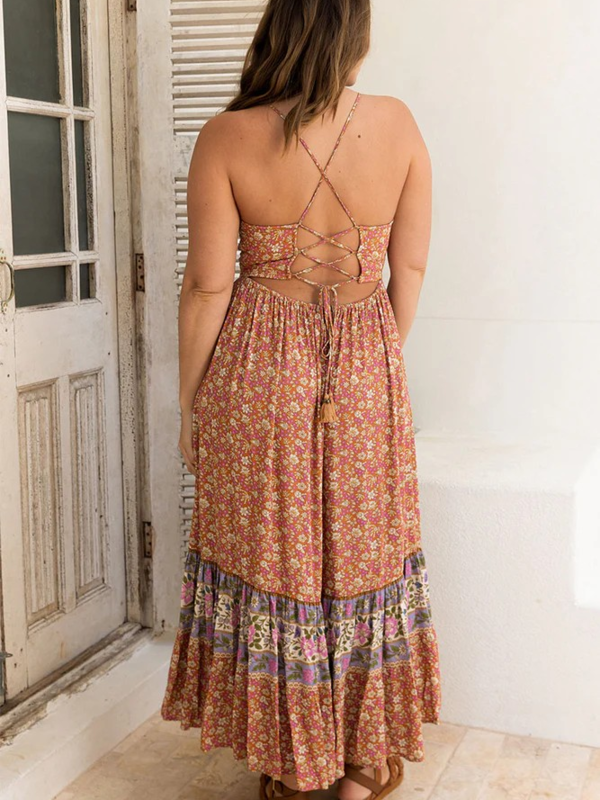 knee length dresses for ladies Spell Mermaid Cove Strapless Maxi Dress main image 0