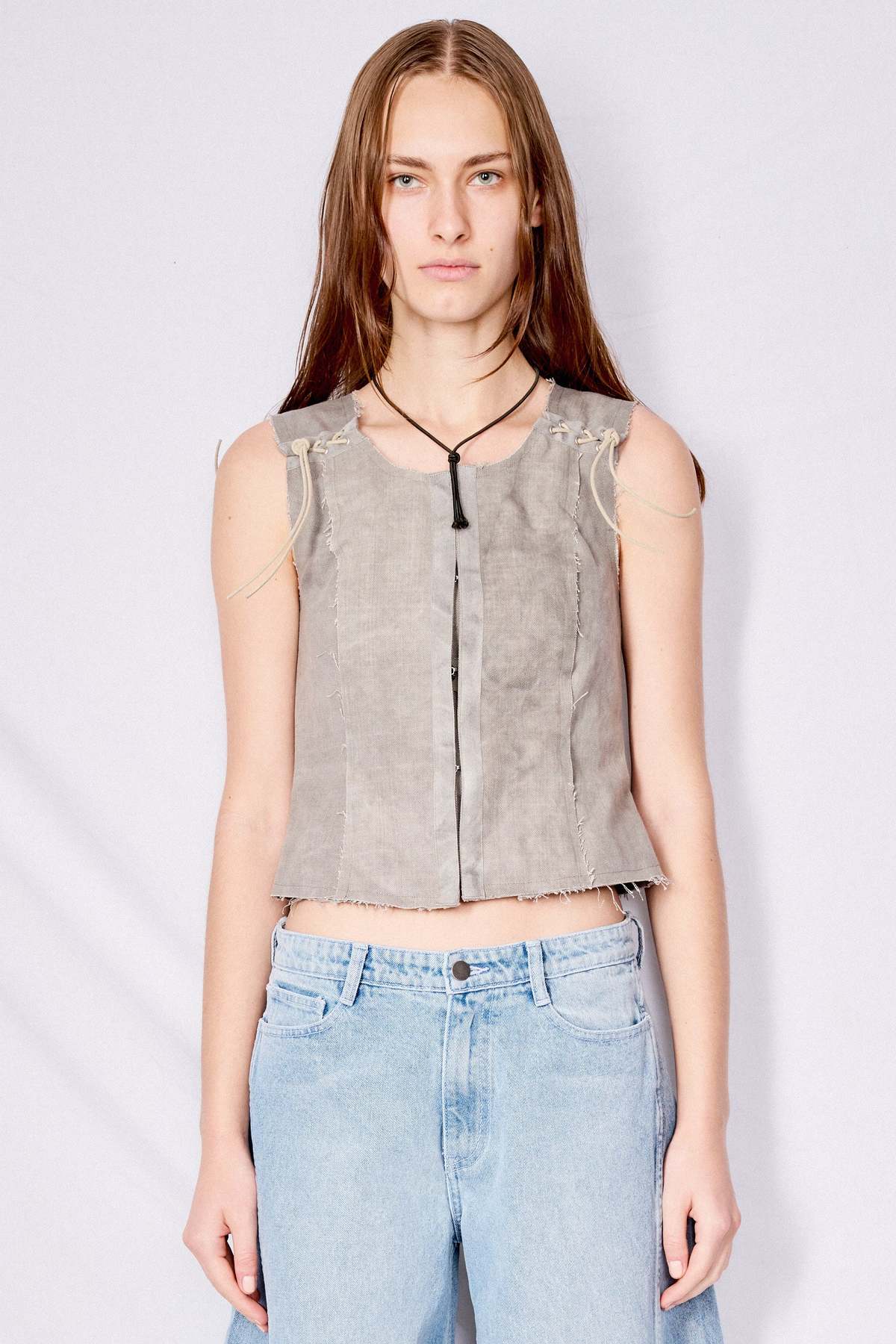 【値下げしました】Our legacy TOUGH VEST Our Legacy - Tough Vest Black Sincere Canvas
