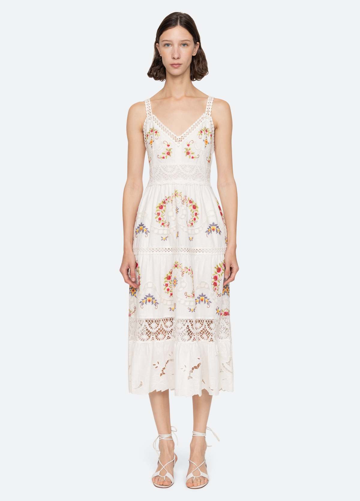 Edwina S/S Dress – Sea, New York