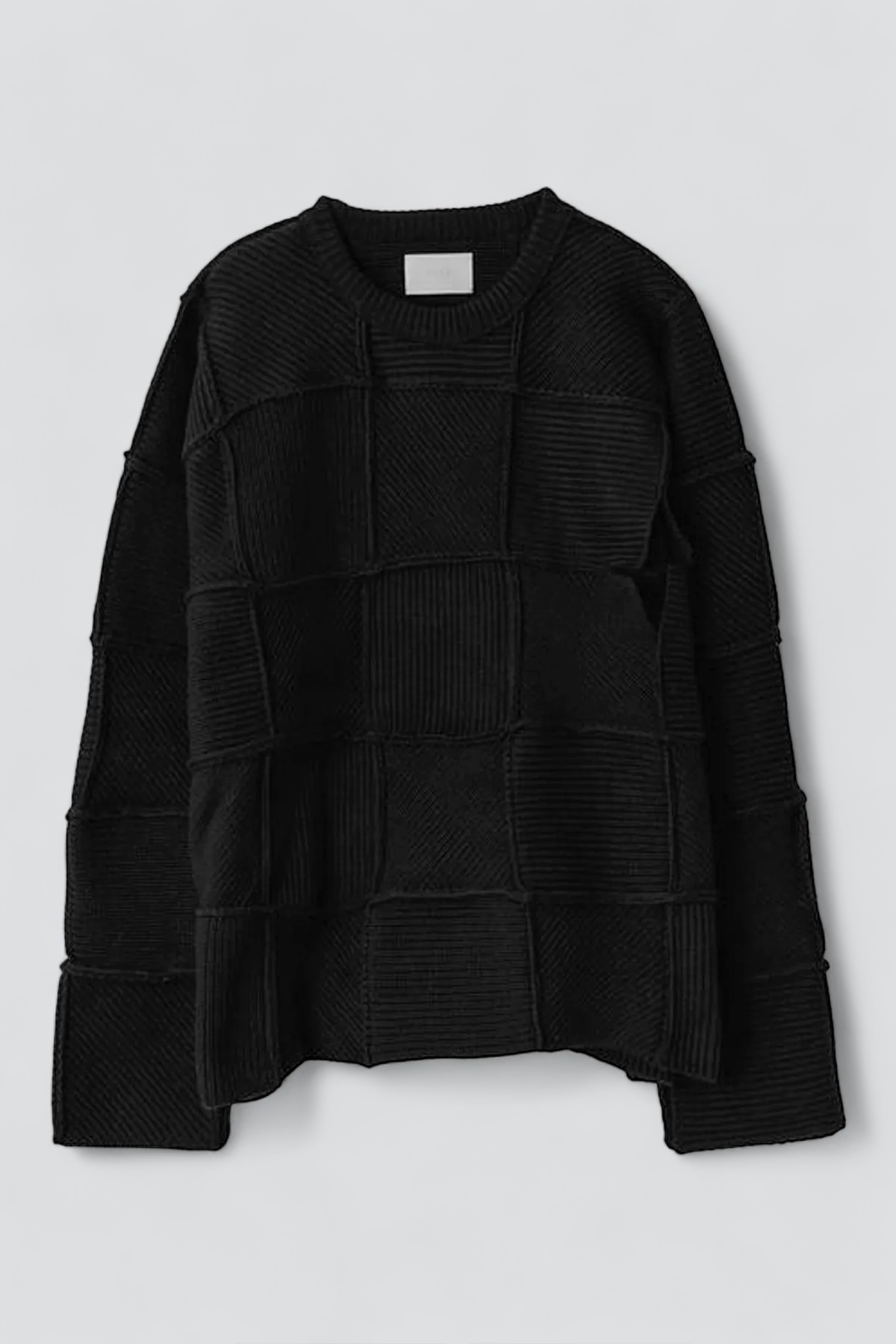 YOKE/ヨーク　PATCHWORK RIB SWEATER　KNIT　ニット YOKE ヨーク 24SS PATCHWORK RIB SWEATERスタイル | 4093 | MARK