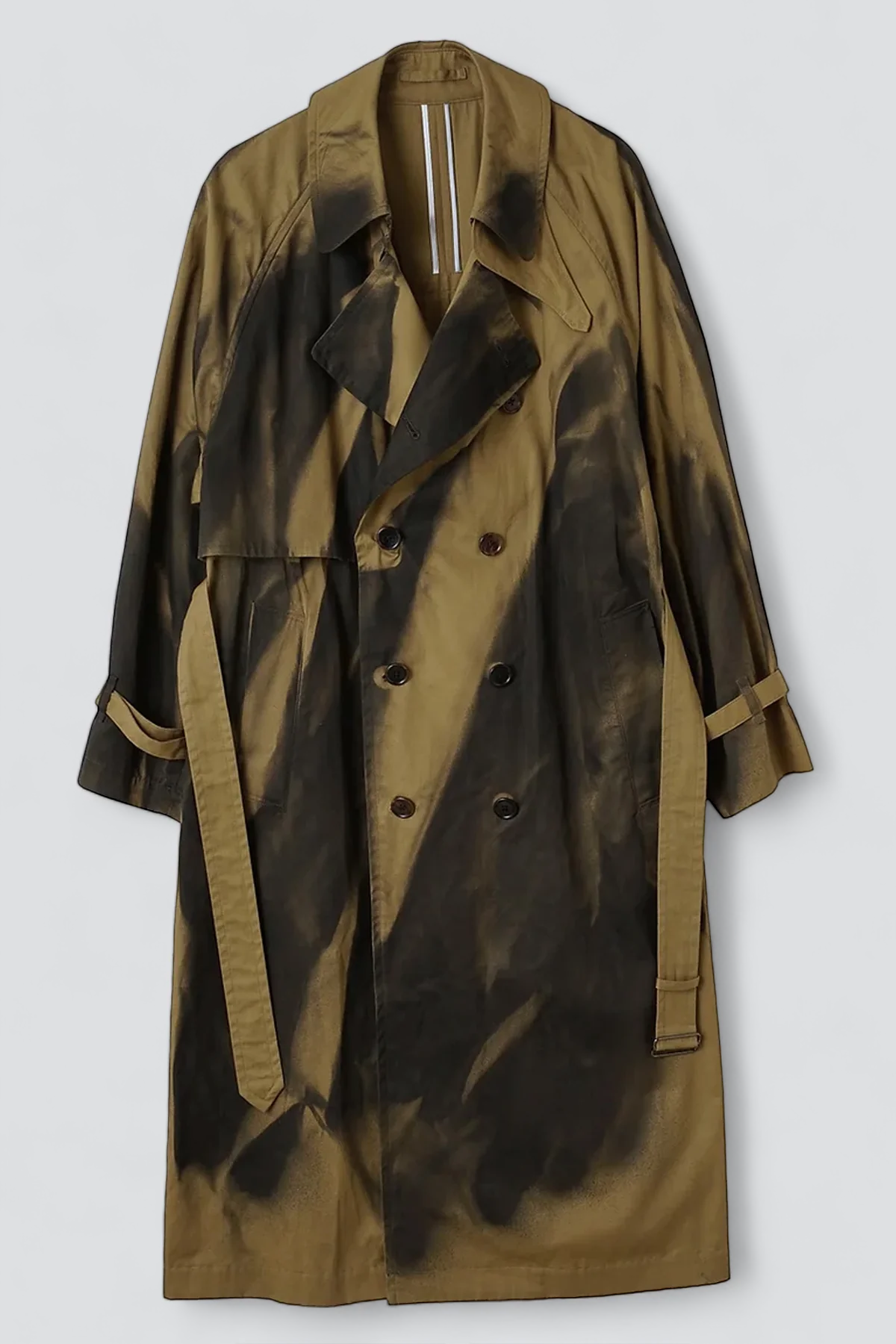 値下げしました！YOKE SPRAY PRINTED TRENCH COAT Yoke Spray Printed
