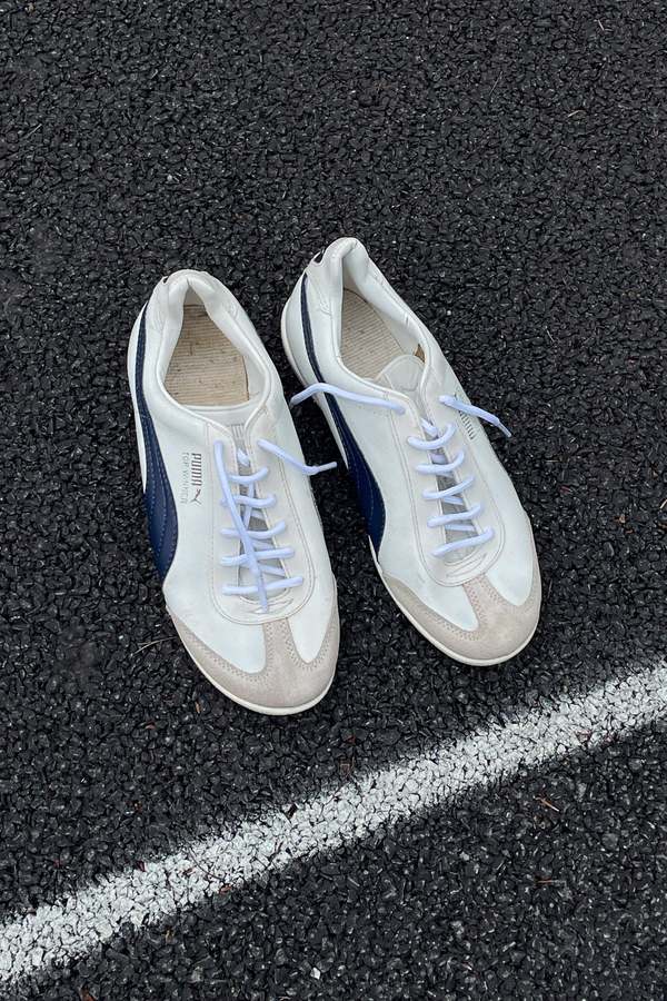 Vintage Puma Top Winner Trainers Shoes White on Garmentory