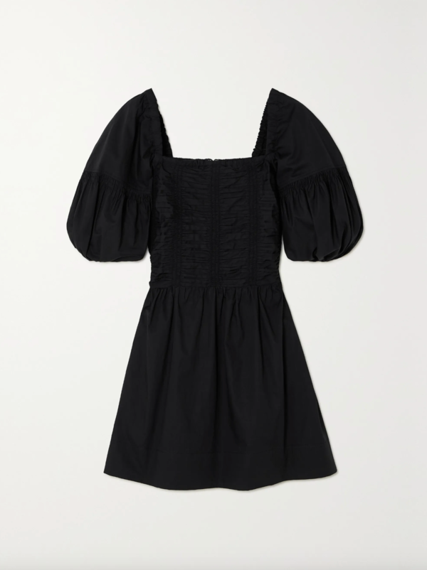 belladonna mini dress Frankies Bikinis Belladonna Poplin Mini Dress in Rosebush