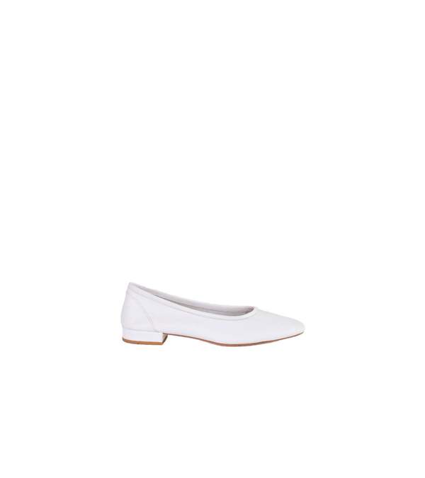 Maryam Nassir Zadeh Serafina Flat - White | Garmentory