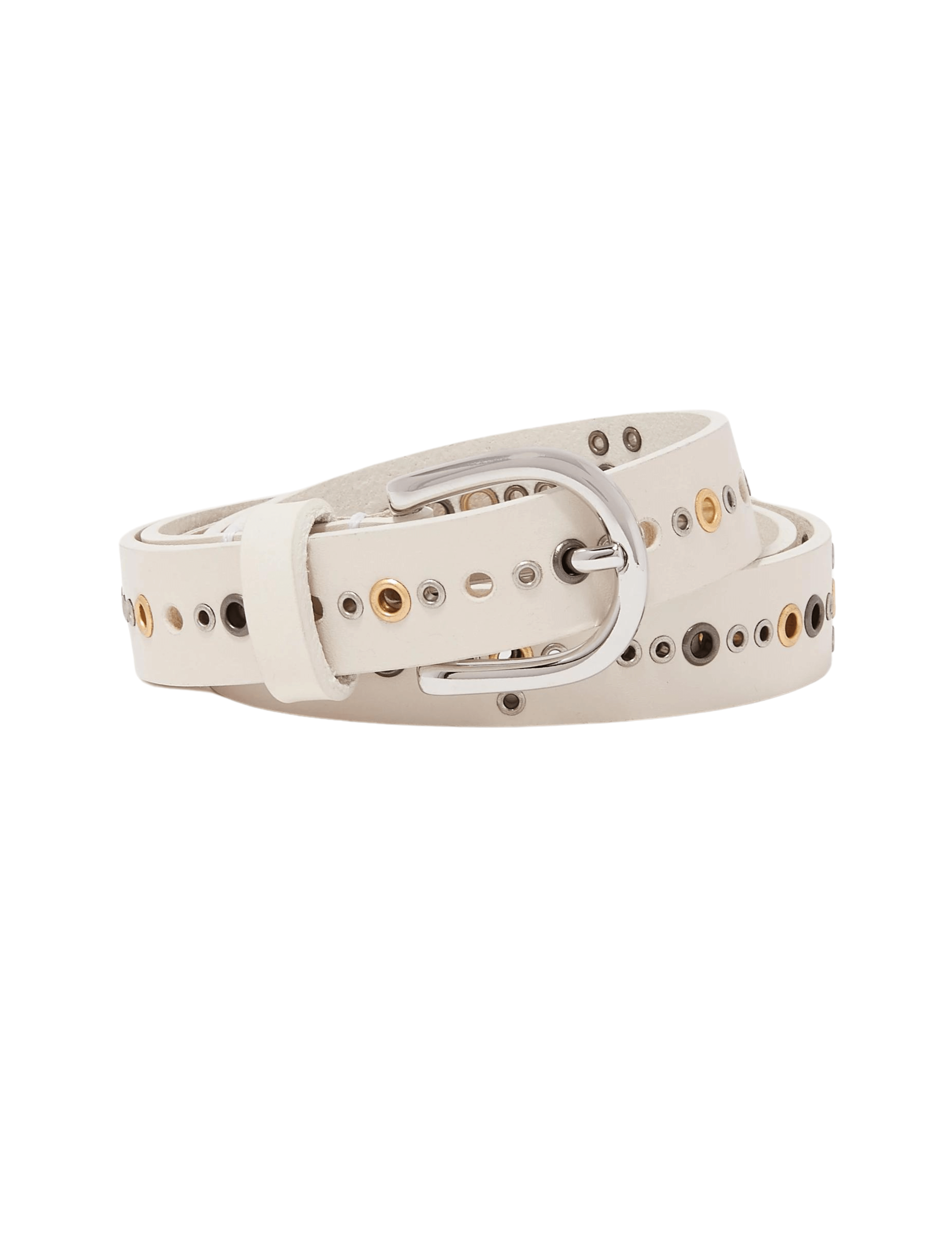 IRO White Studded Leather Belt IRO Baley Belt - white | Garmentory main image 4