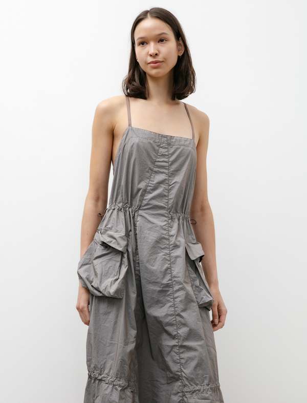 Our Legacy Parachute Dress - Stone Khaki Poplin