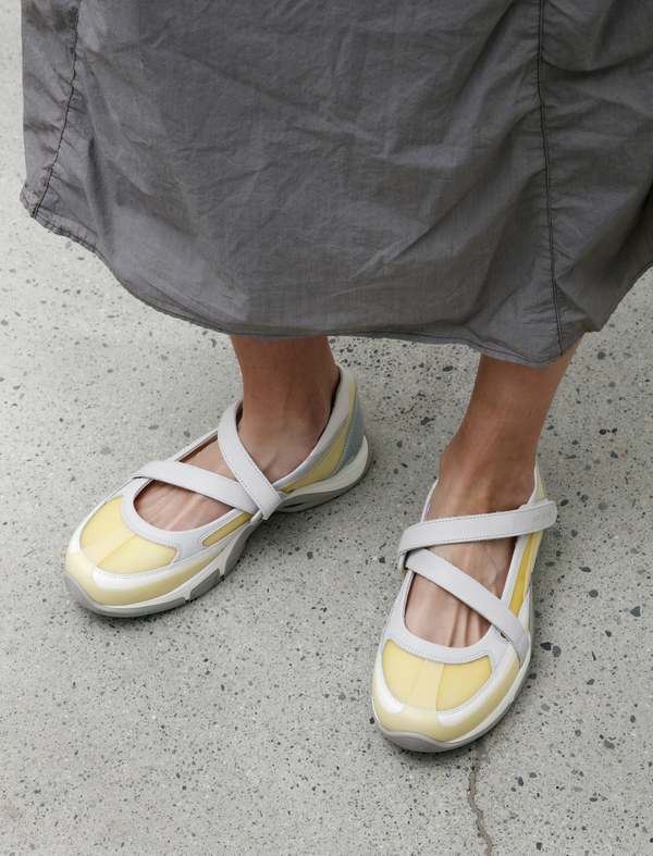 靴 OUR LEGACY SWEETHEART SPORT Our Legacy - Sweetheart Sport Technical Acid Leather