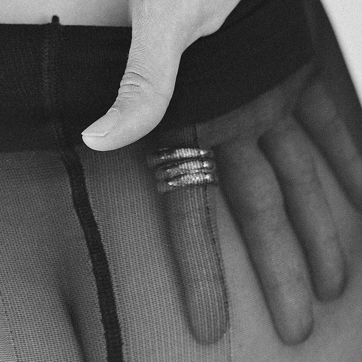 AGMES Domed Ridge Ring Set - Sterling Silver - Image 3 of 5