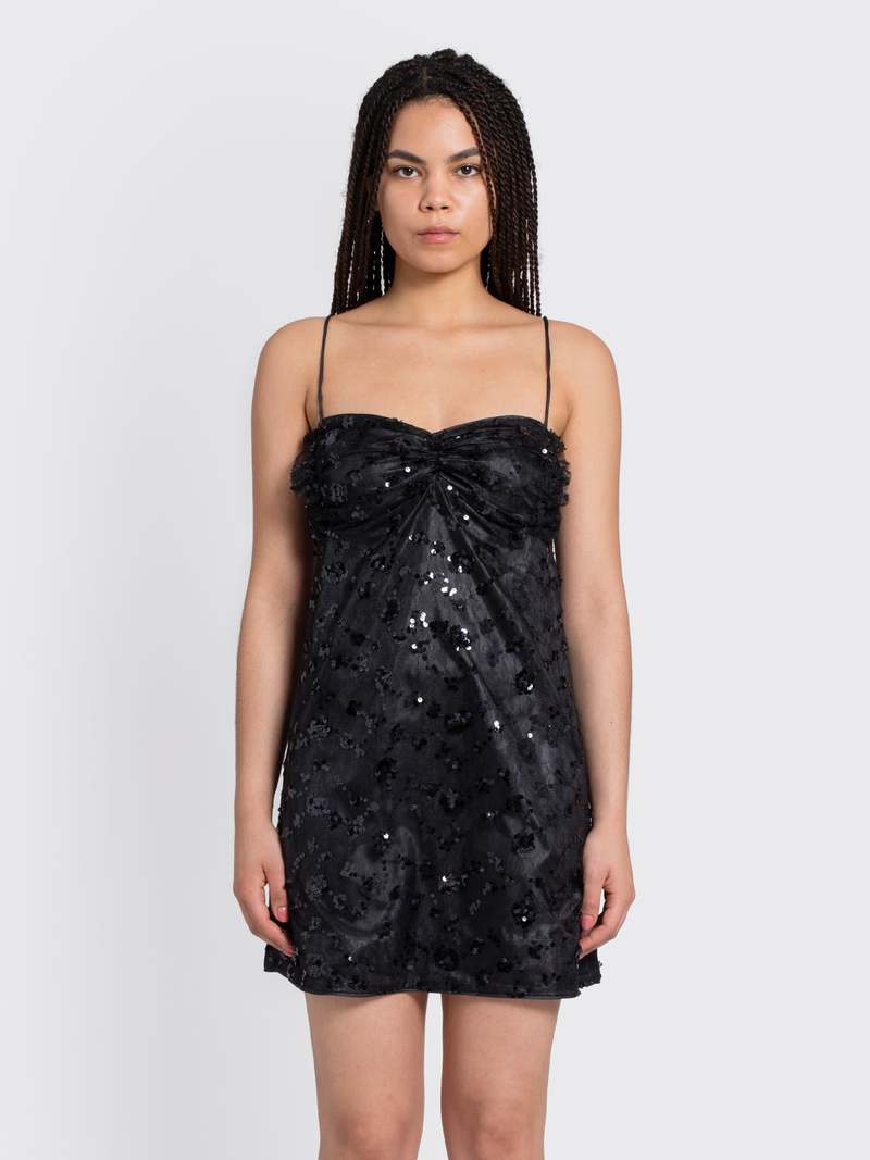 kiersten mini dress RIBBED BODYCON MINI DRESS