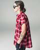 TAKAHIROMIYASHITA The Soloist. Red Cut Off Sleeve Western Shirt - Red - Thumbnail 3