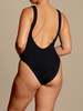 Hunza G Square Neck One Piece - Black - Thumbnail 6