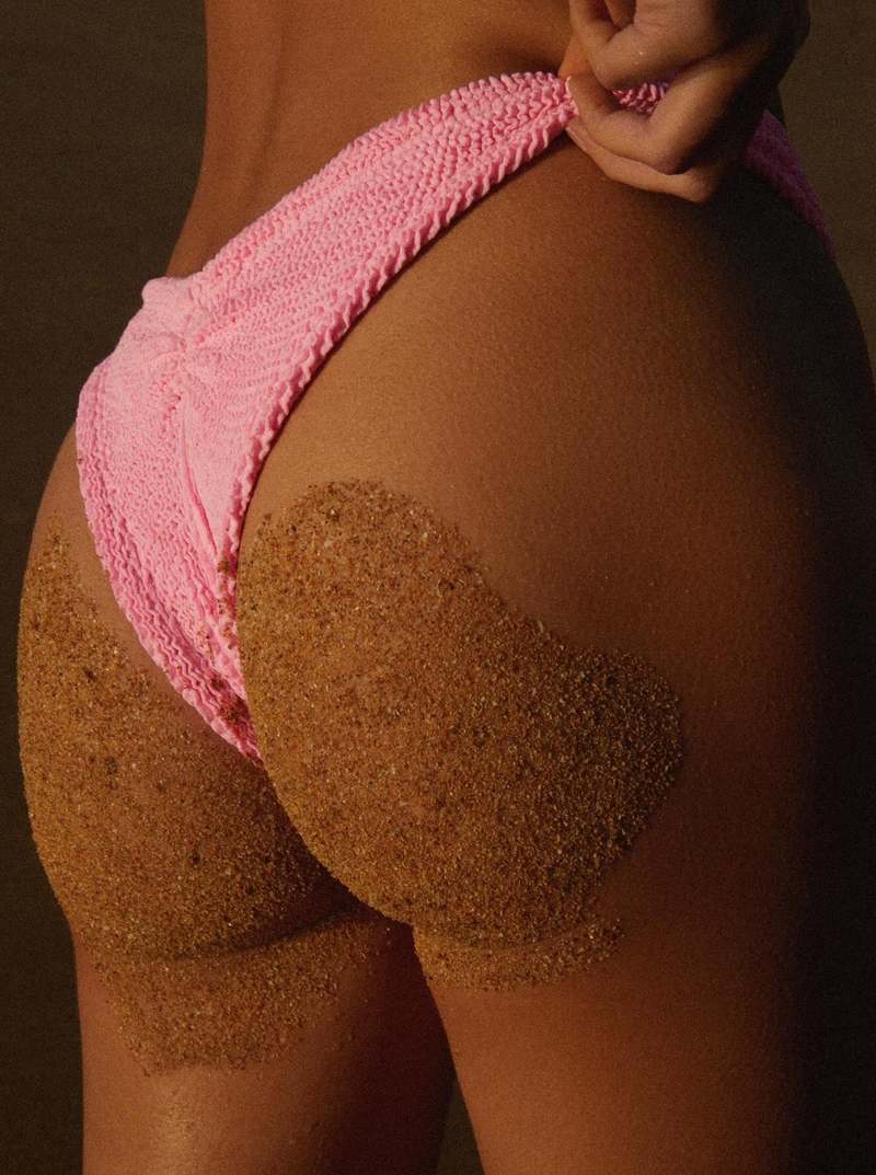 Hunza G Tina Strapless Bikini Set - Bubblegum | Garmentory