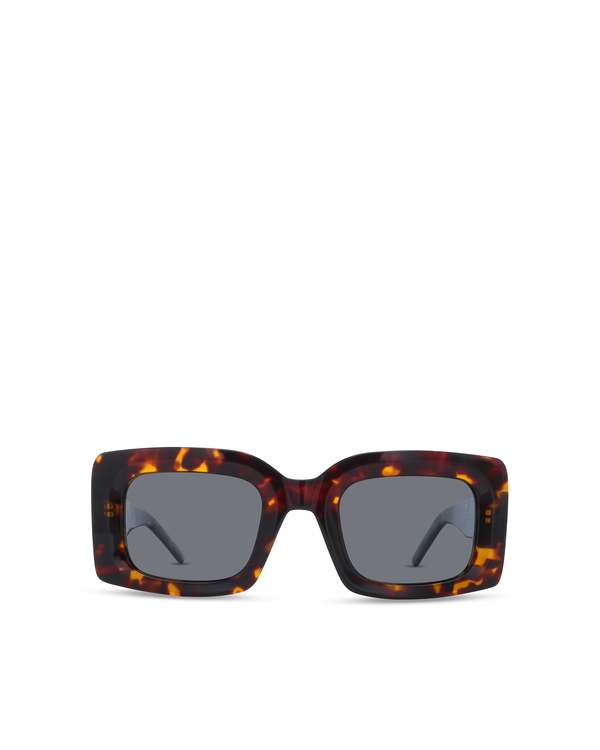 Banbe The Kendall Sunglasses In Ivory & Tortoise New Banbe The Kendall Sunglasses - Grey Sunnies - Square Sunnies  main image 2