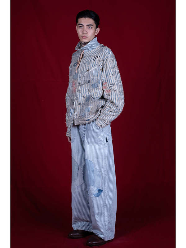 Kapital 10oz Hickory Painterport Buggy Pants | Garmentory