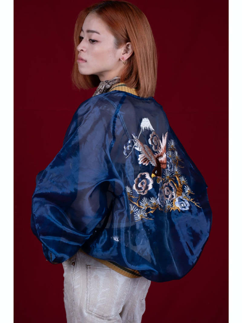 KAPITAL Sheer Pearl Souvenir Jacket