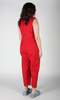 Birds of North America Myna Jumsuit - Red - Thumbnail 5