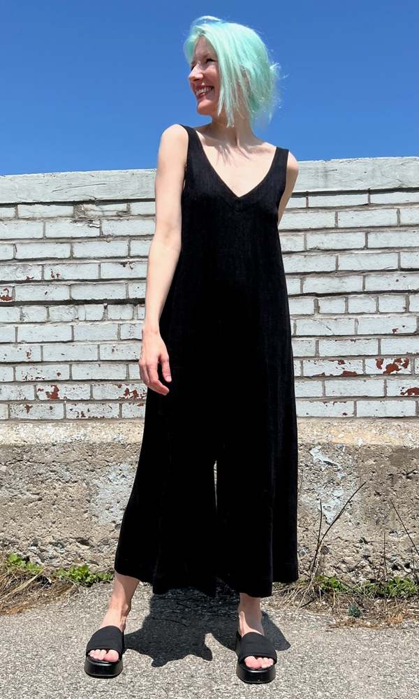 Birds of North America Tawny Pipit Jumpsuit - Black