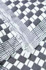 Archive New York Quilted Suzani Throw Blanket - Soft Black/White - Thumbnail 8