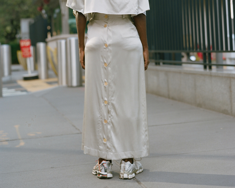 Baserange Duffy Skirt - Silk Satin | Garmentory