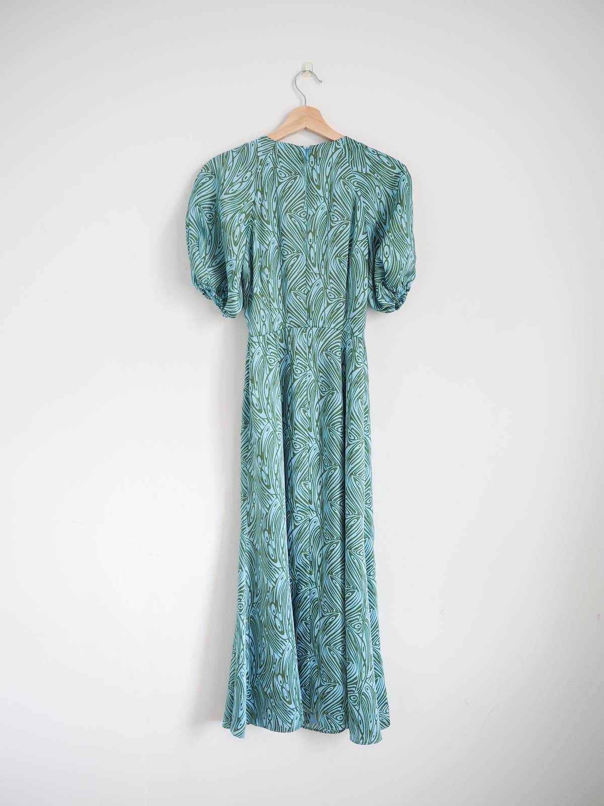 cinq a sept green floral dress Morgan Dress main image 0