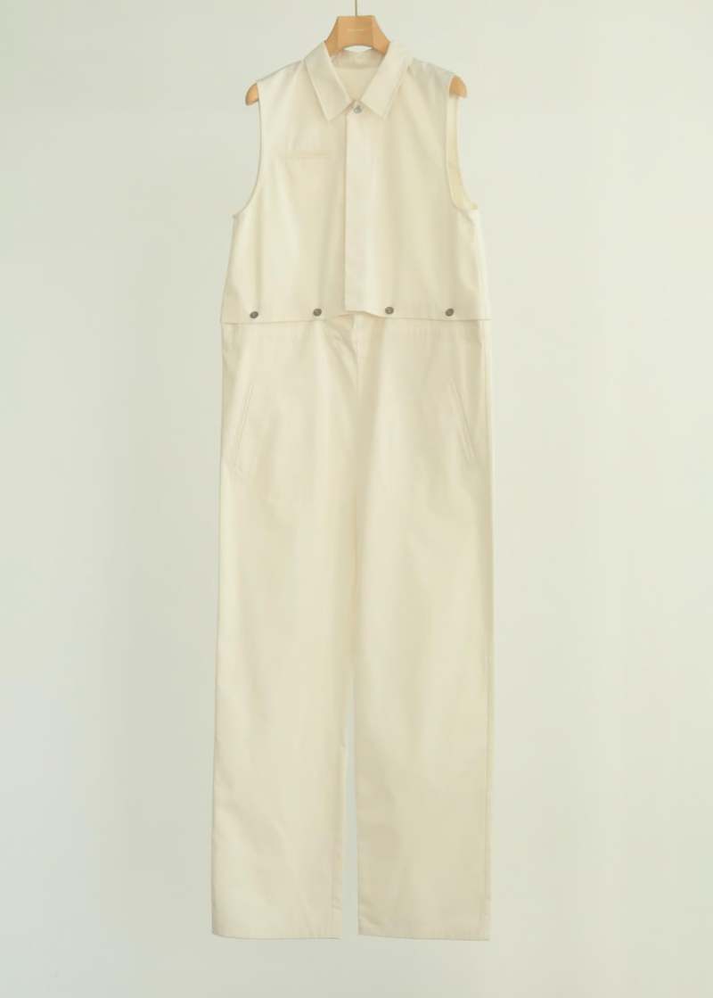 LITTLE SUZIE 2-in-1 Jumpsuit - Beige | Garmentory